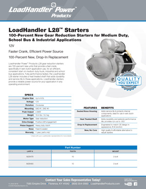 LoadHandler L28 Starter flyer