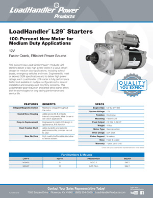 LoadHandler L29 Starters